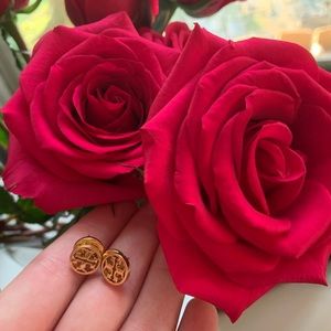 Tory Burch Logo Earrings
